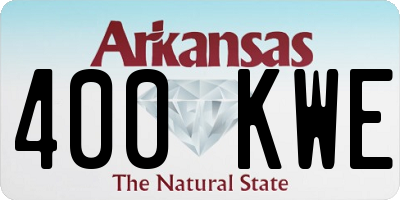 AR license plate 400KWE