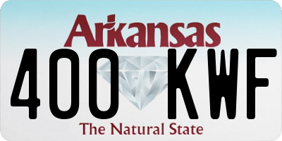 AR license plate 400KWF