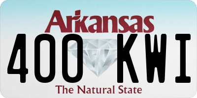 AR license plate 400KWI