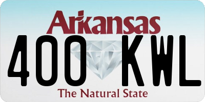 AR license plate 400KWL