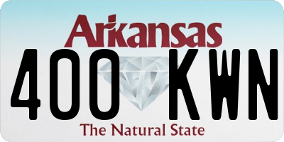 AR license plate 400KWN
