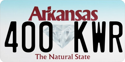 AR license plate 400KWR