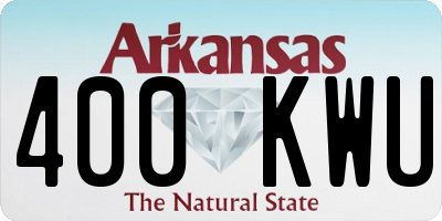 AR license plate 400KWU