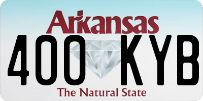 AR license plate 400KYB