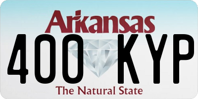 AR license plate 400KYP