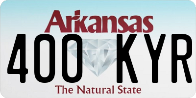 AR license plate 400KYR