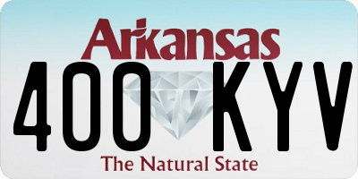 AR license plate 400KYV