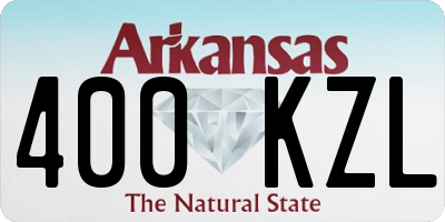 AR license plate 400KZL