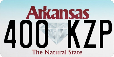 AR license plate 400KZP