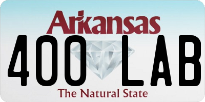 AR license plate 400LAB