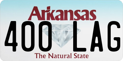 AR license plate 400LAG