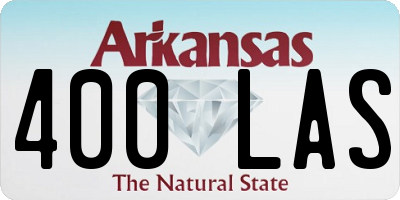 AR license plate 400LAS