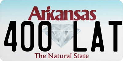 AR license plate 400LAT