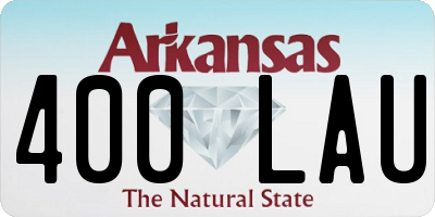 AR license plate 400LAU