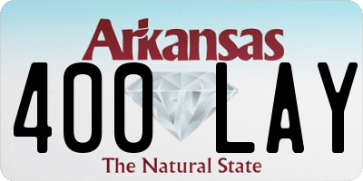 AR license plate 400LAY