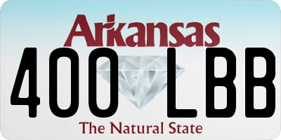 AR license plate 400LBB