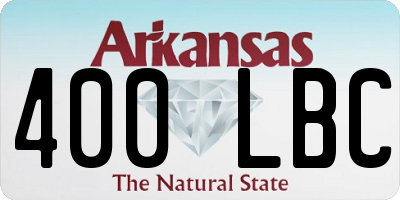 AR license plate 400LBC