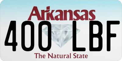 AR license plate 400LBF