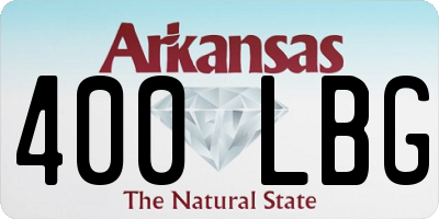 AR license plate 400LBG