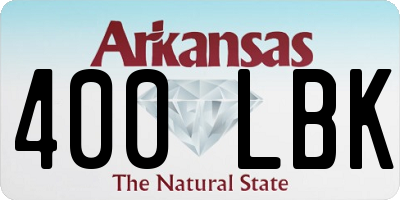 AR license plate 400LBK