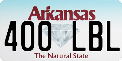 AR license plate 400LBL