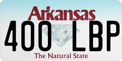 AR license plate 400LBP