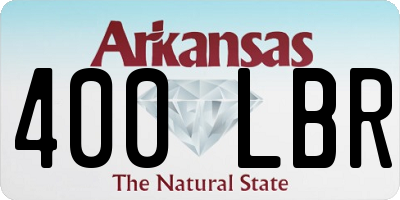 AR license plate 400LBR