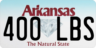 AR license plate 400LBS