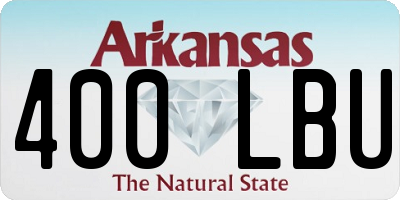 AR license plate 400LBU