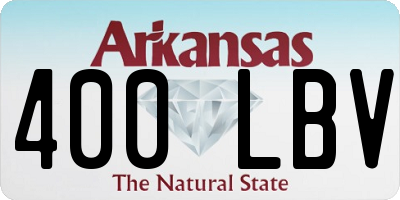 AR license plate 400LBV