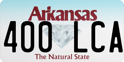 AR license plate 400LCA