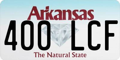 AR license plate 400LCF
