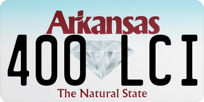 AR license plate 400LCI