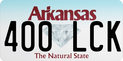 AR license plate 400LCK