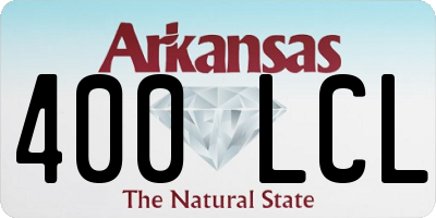 AR license plate 400LCL