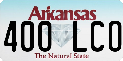 AR license plate 400LCO