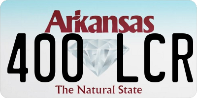 AR license plate 400LCR