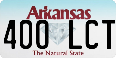 AR license plate 400LCT