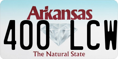 AR license plate 400LCW