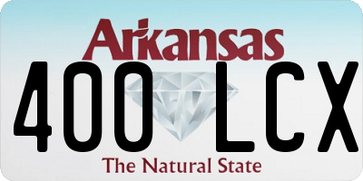 AR license plate 400LCX