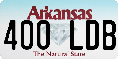 AR license plate 400LDB