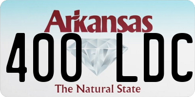 AR license plate 400LDC