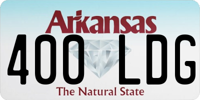 AR license plate 400LDG
