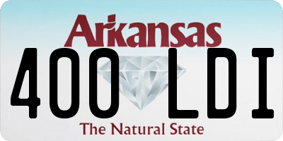 AR license plate 400LDI