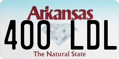 AR license plate 400LDL