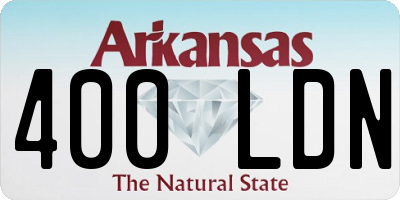 AR license plate 400LDN