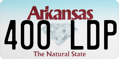 AR license plate 400LDP