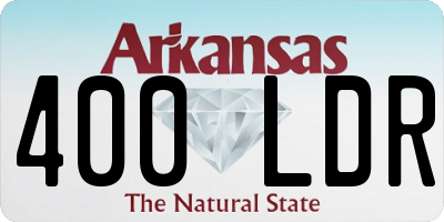 AR license plate 400LDR