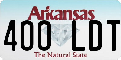AR license plate 400LDT