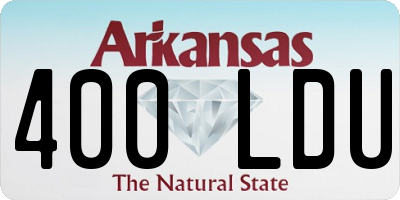 AR license plate 400LDU